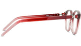 K Logo Red Oval Eyeglasses