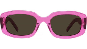 Youthful Energy Rose Rectangular Sunglasses