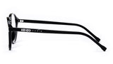 Youthful Energy Thin Black Round Eyeglasses