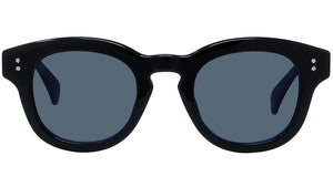 Boke Flower Black Round Sunglasses