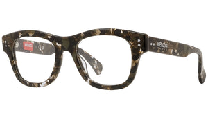 Boke Flower Havana Rectangular Eyeglasses