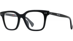 Boke Flower Black Rectangular Eyeglasses