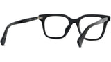 Boke Flower Black Rectangular Eyeglasses