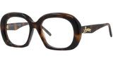 Curvy Tortoise Geometric Eyeglasses