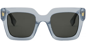 Fendi Roma Blue Square Sunglasses