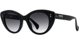 Boke Flower Black Cat eye Sunglasses