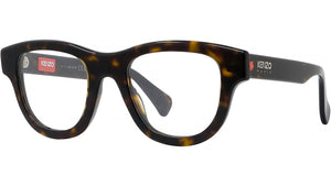 1970 Havana Geometric Eyeglasses