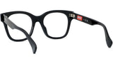 Boke Flower Black Square Eyeglasses