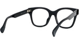 Boke Flower Black Square Eyeglasses