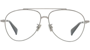 Boke Flower Silver Pilot Eyeglasses