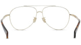 Boke Flower Yellow Pilot Eyeglasses