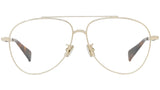 Boke Flower Yellow Pilot Eyeglasses