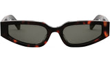 Triomphe Dark Havana Geometric Sunglasses