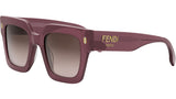 Fendi Roma Purple Square Sunglasses