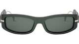 Fendigraphy Green Oval Sunglasses