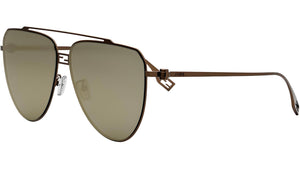 Baguette Brown Pilot Sunglasses