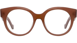 Anagram Red Round Eyeglasses