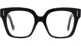 Anagram Black Geometric Eyeglasses