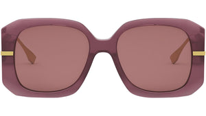 Fendigraphy Violet Geometric Sunglasses