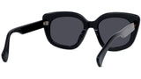 1970 Black Butterfly Sunglasses