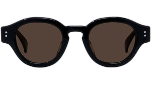 Boke Flower Black Round Sunglasses