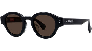 Boke Flower Black Round Sunglasses