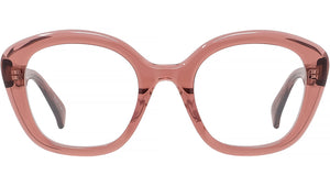 1970 Rose Geometric Eyeglasses