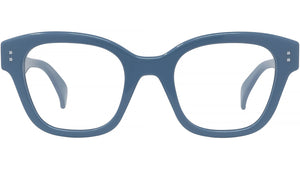 Boke Flower Blue Geometric Eyeglasses