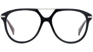 Boke Flower Black Geometric Eyeglasses