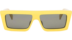 CELINE Monochroms Yellow Rectangular Sunglasses