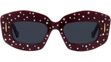 Anagram Red Rectangular Sunglasses