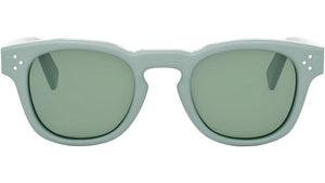 CELINE 3 Dots Shiny opaline emerald Geometric Sunglasses