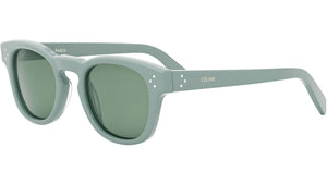 CELINE 3 Dots Shiny opaline emerald Geometric Sunglasses