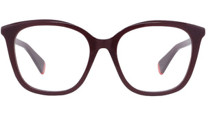 AKA Red Geometric Eyeglasses