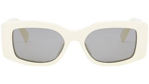 Triomphe Ivory Rectangular Sunglasses