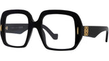 Anagram Black Rectangular Eyeglasses