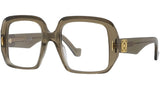 Anagram Beige Geometric Eyeglasses