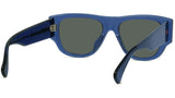 1970 Blue Geometric Sunglasses