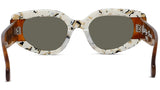 1970 Havana Cat Eye Sunglasses