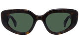 1970 Havana Cat Eye Sunglasses