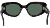 1970 Havana Cat Eye Sunglasses