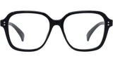 Boke Flower Black Square Eyeglasses