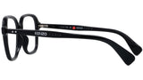 Boke Flower Black Square Eyeglasses