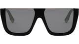 Fendi Way Black Square Sunglasses