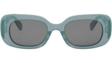 CELINE 3 Dots Green Rectangular Sunglasses