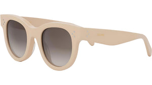 CELINE 3 Dots Ivory Round Sunglasses