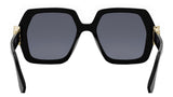 FF Diamonds Black Square Sunglasses