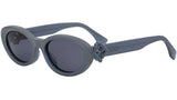 FF Diamonds Blue Cat Eye Sunglasses