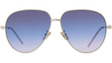 GV Speed Light Gold Pilot Sunglasses