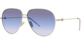 GV Speed Light Gold Pilot Sunglasses